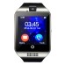 Q18 Smart Bluetooth Wristwatch - Facebook, Twitter, Sync SMS MP3 - Support Sim Card, TF Card - For IOS, Android Phone - Silver