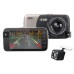 Car DVR - Dual Lens With Rear View Camera Night Vision