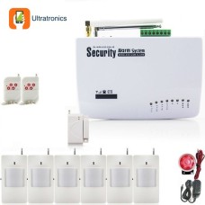 WIRELESS GSM INDOOR ALARM SYSTEM WITH 6 PIR WIRELESS SENSORS