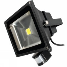 30 Watt Outside LED Floodlight with PIR Sensor